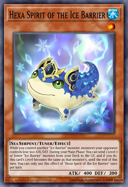Hexa Spirit of the Ice Barrier, Battles of Legend: Terminal Revenge BLTR-EN074