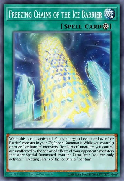 Freezing Chains of the Ice Barrier, Battles of Legend: Terminal Revenge BLTR-EN103