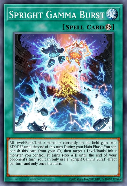 Spright Gamma Burst, Battles of Legend: Terminal Revenge BLTR-EN105