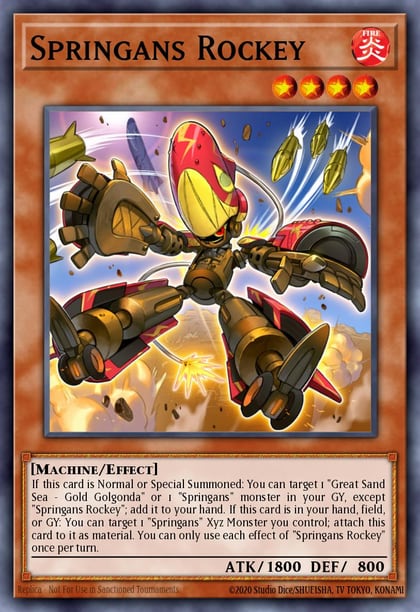 Springans Rockey, Blazing Vortex BLVO-EN006