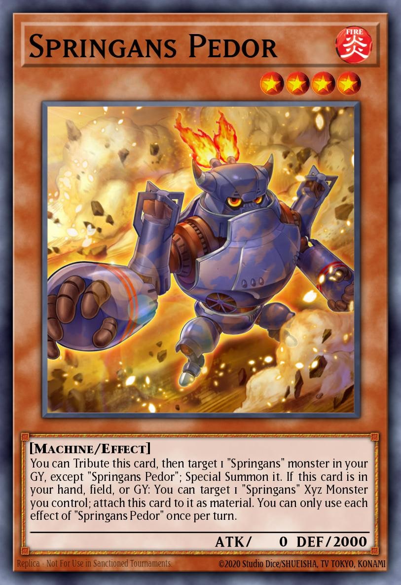 Springans Pedor, Blazing Vortex BLVO-EN007