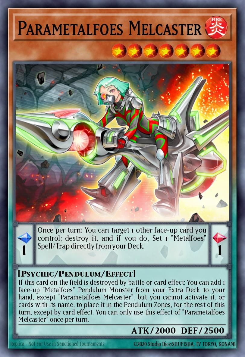 Parametalfoes Melcaster, Blazing Vortex BLVO-EN020