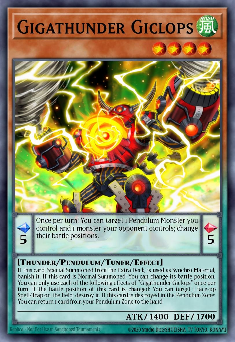 Gigathunder Giclops, Blazing Vortex BLVO-EN032