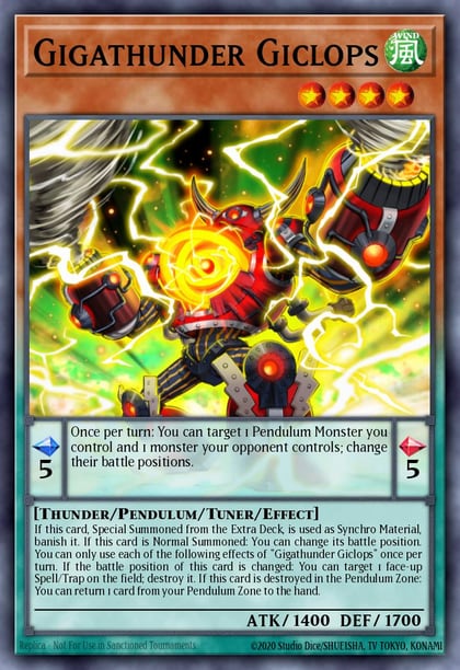 Gigathunder Giclops, Blazing Vortex BLVO-EN032