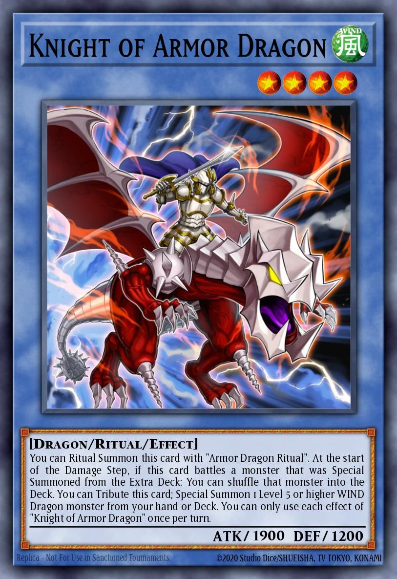 Knight of Armor Dragon, Blazing Vortex BLVO-EN037
