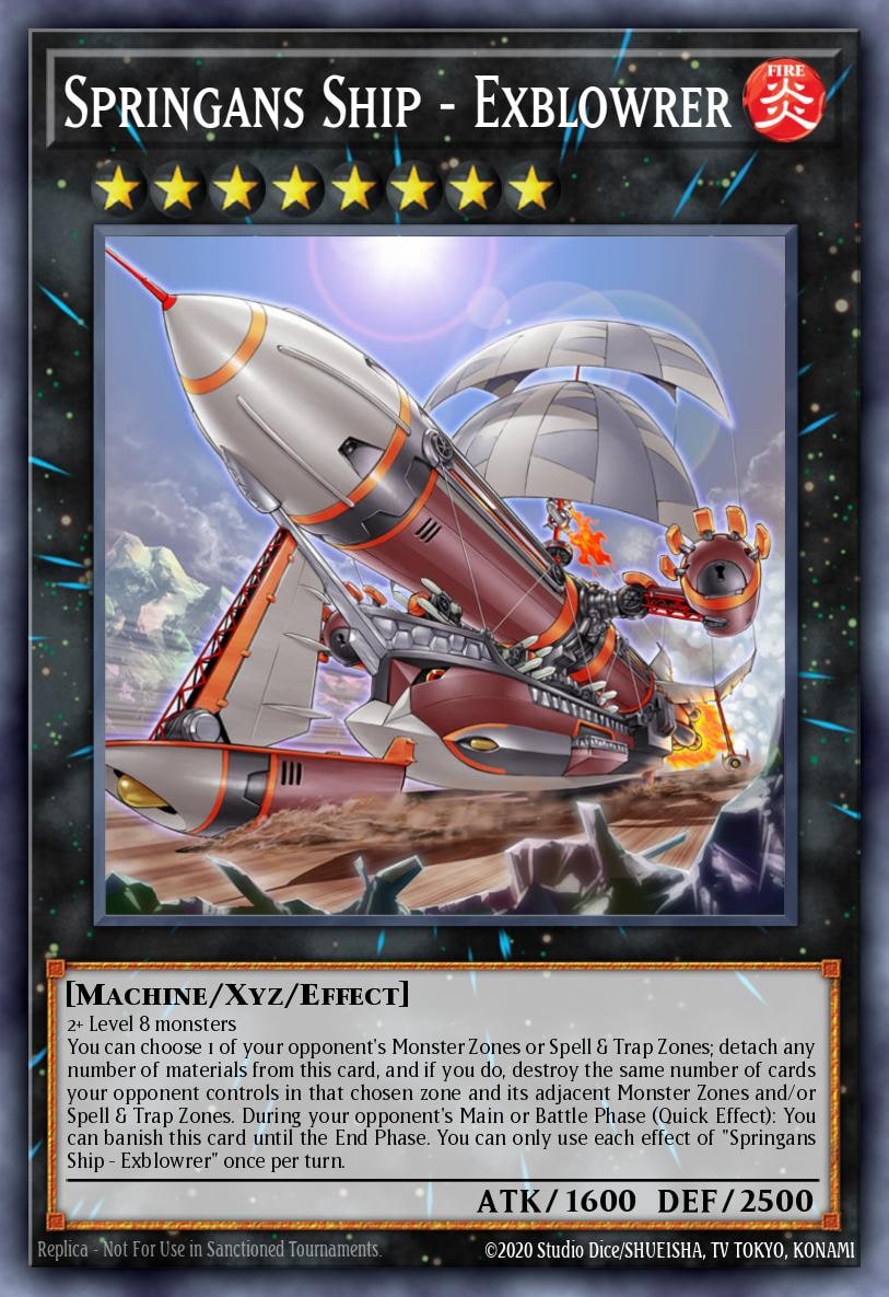 Springans Ship - Exblowrer, Blazing Vortex BLVO-EN046