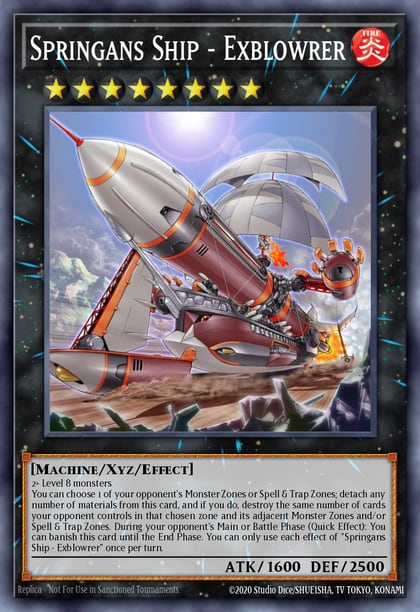 Springans Ship - Exblowrer, Blazing Vortex BLVO-EN046