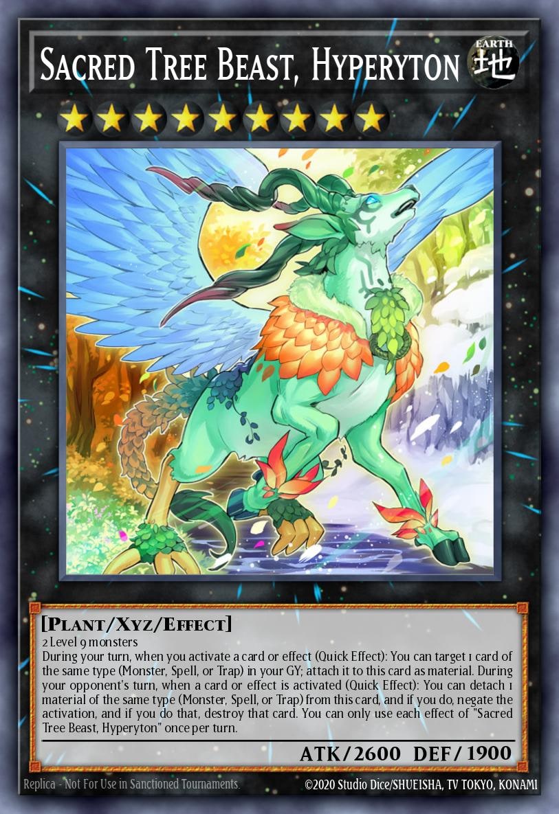 Sacred Tree Beast, Hyperyton, Blazing Vortex BLVO-EN047