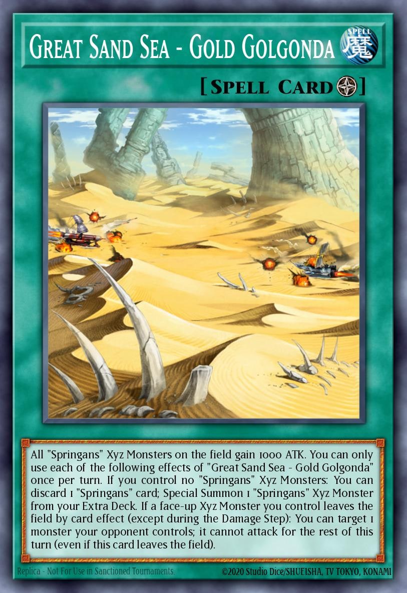 Great Sand Sea - Gold Golgonda, Blazing Vortex BLVO-EN055