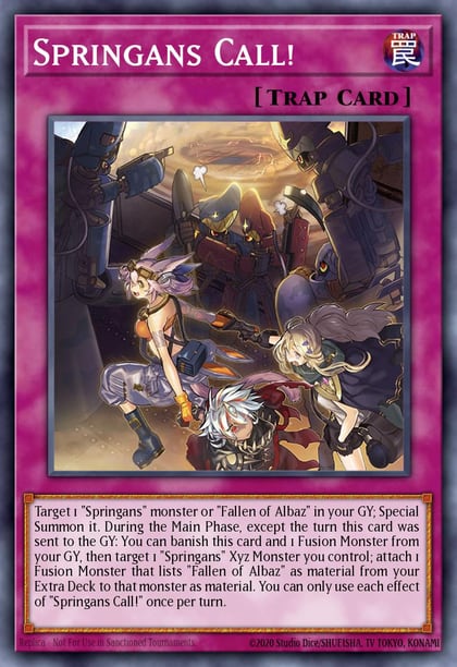 Springans Call!, Blazing Vortex BLVO-EN068