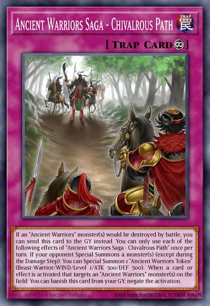 Ancient Warriors Saga - Chivalrous Path, Blazing Vortex BLVO-EN074