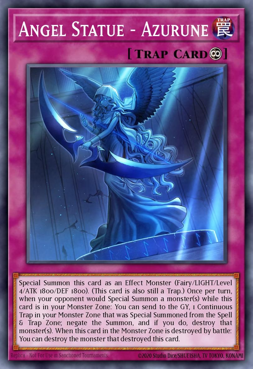 Angel Statue - Azurune, Blazing Vortex BLVO-EN079