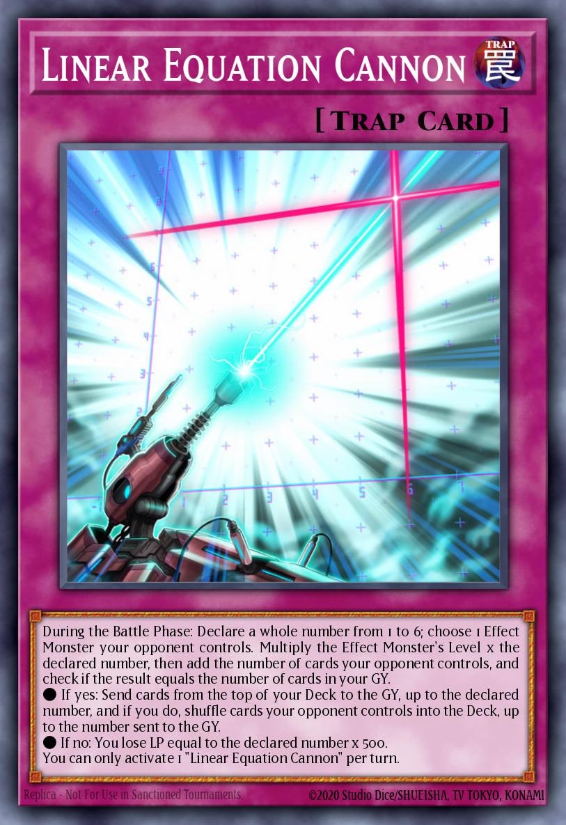 Linear Equation Cannon, Blazing Vortex BLVO-EN080