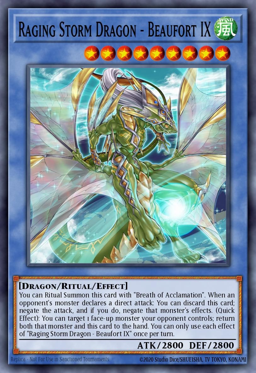 Raging Storm Dragon - Beaufort IX, Blazing Vortex BLVO-EN082