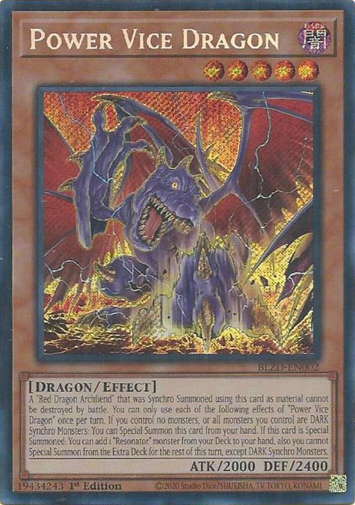 Power Vice Dragon, Blazing Dominion BLZD-EN002
