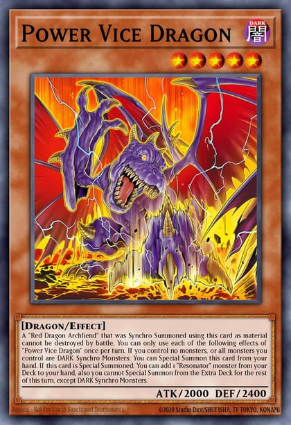 Power Vice Dragon, Blazing Dominion BLZD-EN002