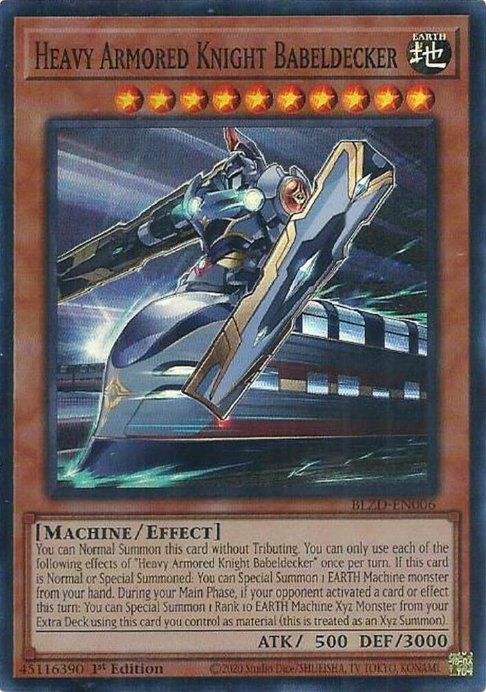 Heavy Armored Knight Babeldecker, Blazing Dominion BLZD-EN006