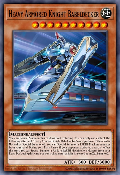 Heavy Armored Knight Babeldecker, Blazing Dominion BLZD-EN006