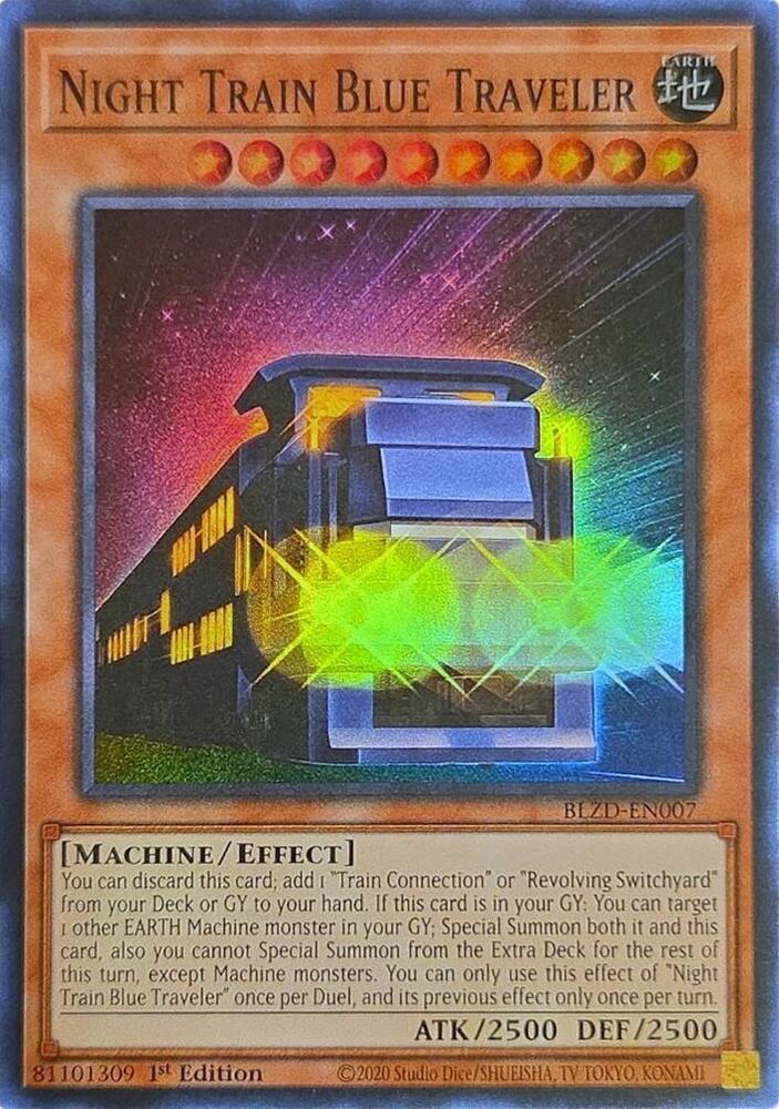 Night Train Blue Traveler, Blazing Dominion BLZD-EN007