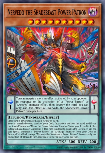 Nervedo the Shadebeast Power Patron, Blazing Dominion BLZD-EN011