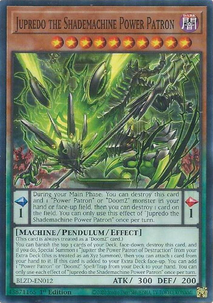 Jupredo the Shademachine Power Patron, Blazing Dominion BLZD-EN012
