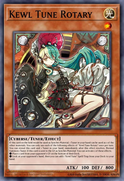 Kewl Tune Rotary (Starlight Rare), Blazing Dominion BLZD-EN021