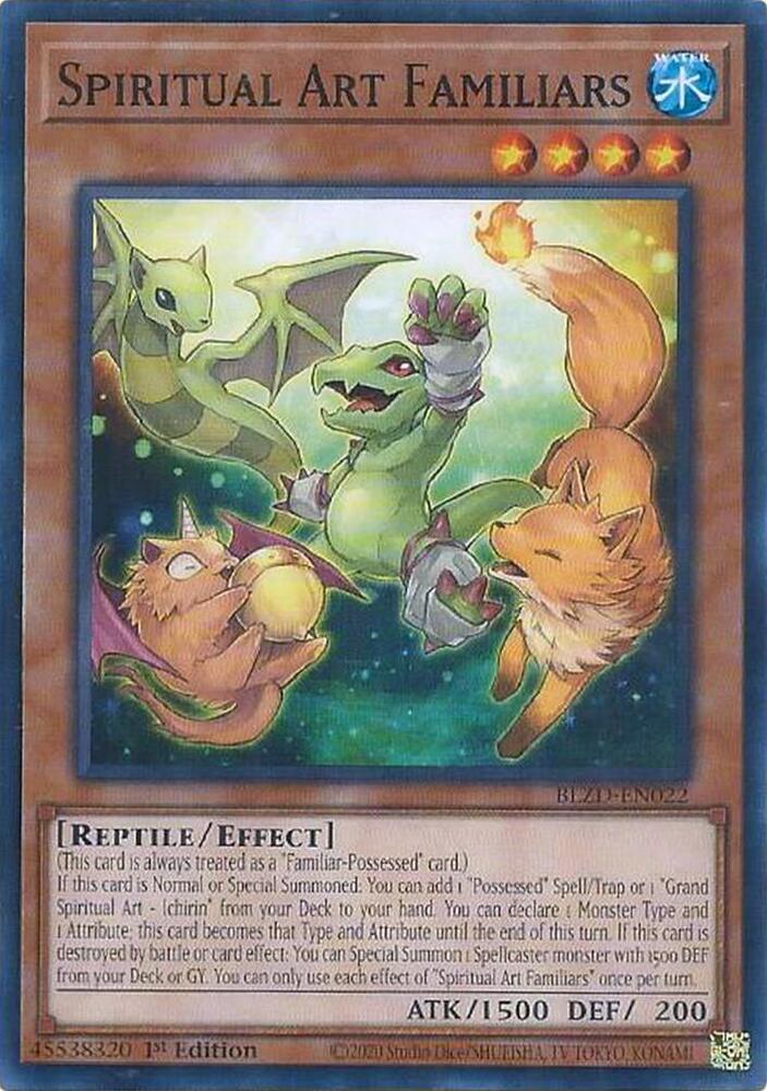 Spiritual Art Familiars, Blazing Dominion BLZD-EN022