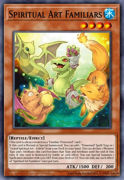 Spiritual Art Familiars, Blazing Dominion BLZD-EN022
