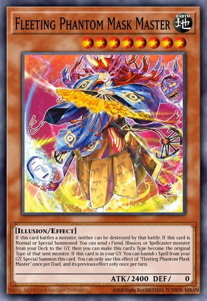 Fleeting Phantom Mask Master, Blazing Dominion BLZD-EN023