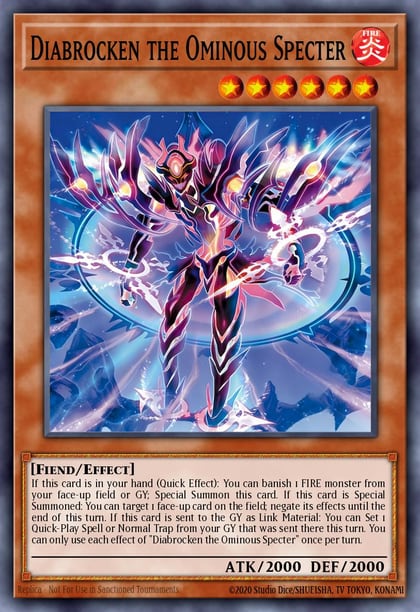 Diabrocken the Ominous Specter, Blazing Dominion BLZD-EN025