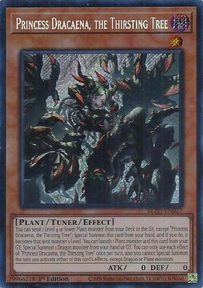 Princess Dracaena, the Thirsting Tree, Blazing Dominion BLZD-EN027