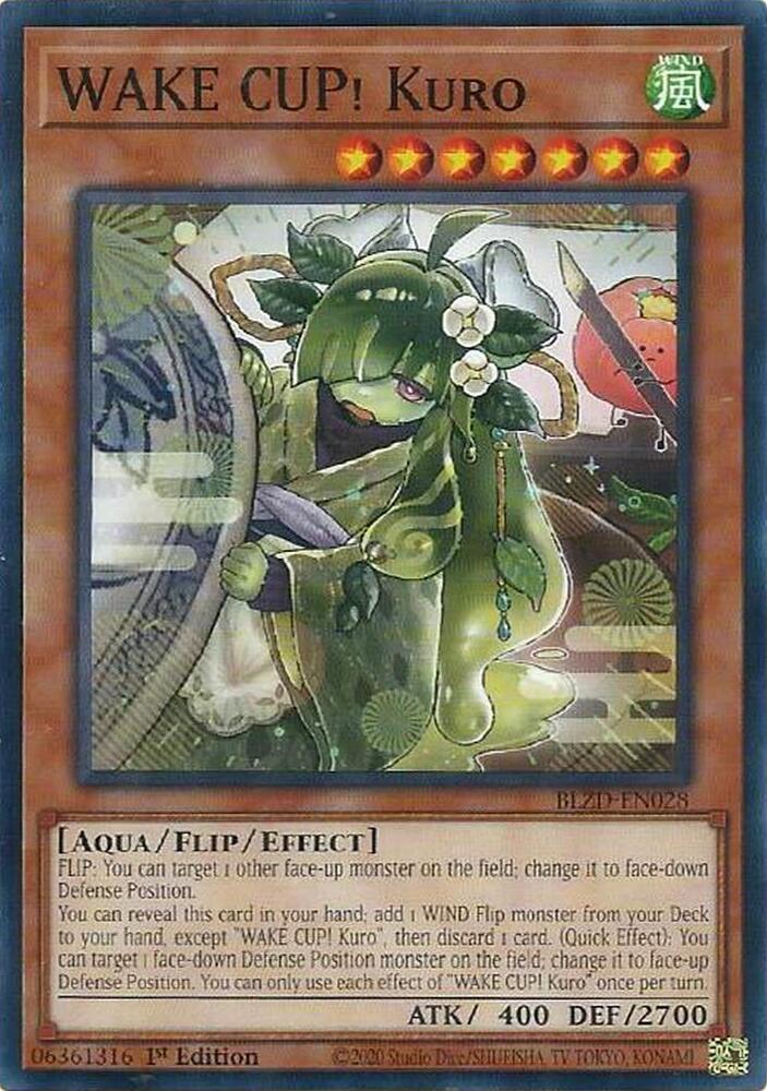 WAKE CUP! Kuro, Blazing Dominion BLZD-EN028