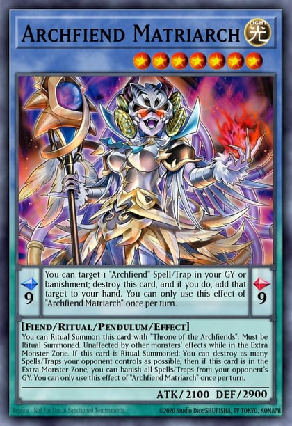 Archfiend Matriarch, Blazing Dominion BLZD-EN030