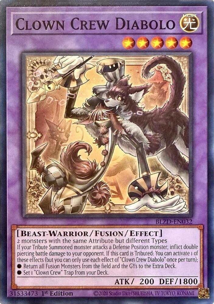 Clown Crew Diabolo, Blazing Dominion BLZD-EN032