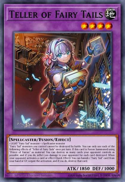 Teller of Fairy Tails (Starlight Rare), Blazing Dominion BLZD-EN034