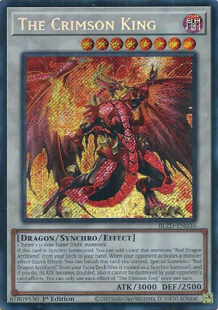 The Crimson King, Blazing Dominion BLZD-EN036