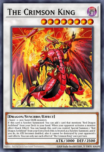 The Crimson King, Blazing Dominion BLZD-EN036