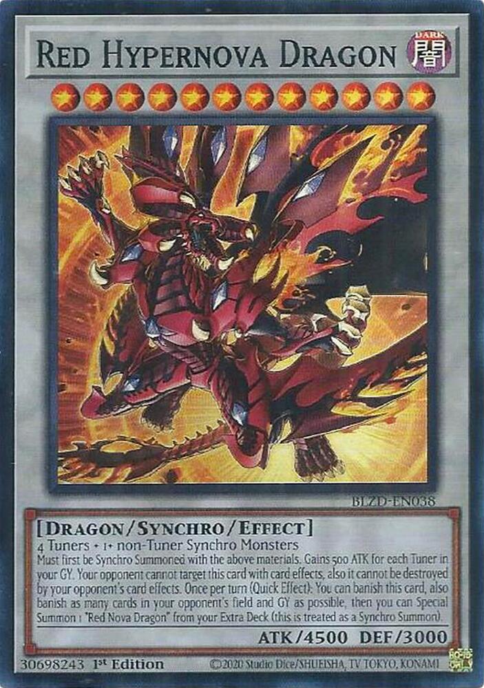 Red Hypernova Dragon, Blazing Dominion BLZD-EN038