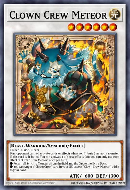 Clown Crew Meteor, Blazing Dominion BLZD-EN040
