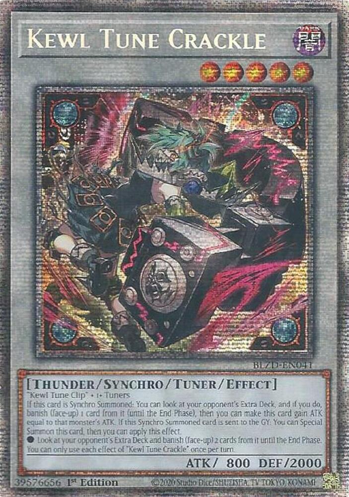 Kewl Tune Crackle (Starlight Rare), Blazing Dominion BLZD-EN041