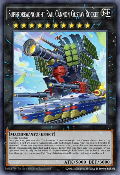 Superdreadnought Rail Cannon Gustav Rocket, Blazing Dominion BLZD-EN043