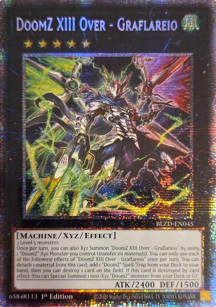 DoomZ XIII Over - Graflareio (Starlight Rare), Blazing Dominion BLZD-EN045