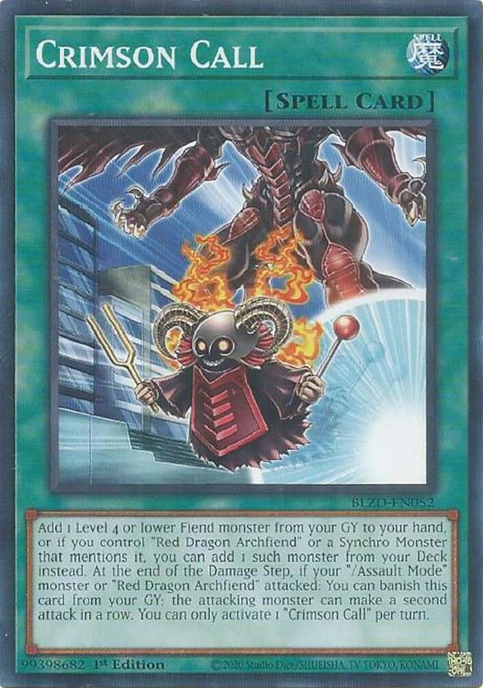 Crimson Call, Blazing Dominion BLZD-EN052