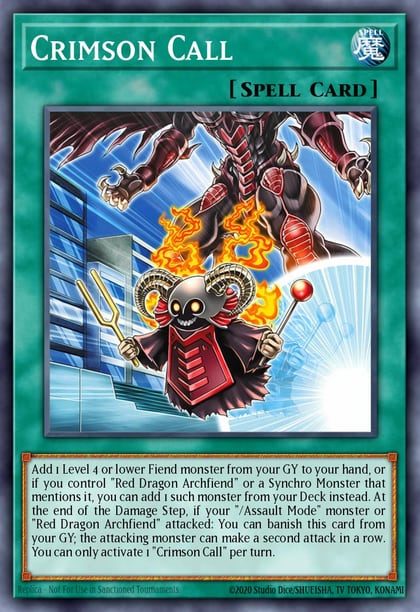 Crimson Call, Blazing Dominion BLZD-EN052