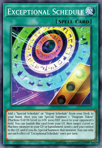 Exceptional Schedule, Blazing Dominion BLZD-EN054
