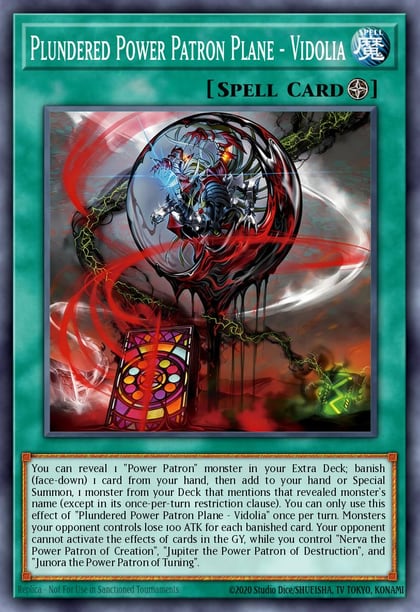 Plundered Power Patron Plane - Vidolia, Blazing Dominion BLZD-EN057