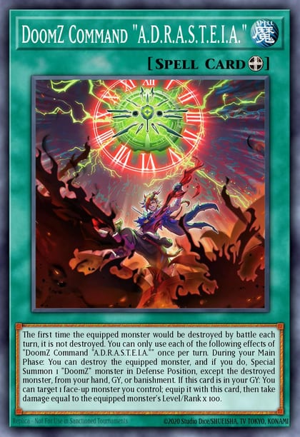 DoomZ Command "A.D.R.A.S.T.E.I.A.", Blazing Dominion BLZD-EN058