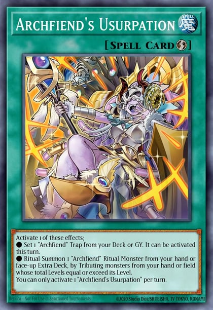 Archfiend's Usurpation, Blazing Dominion BLZD-EN067