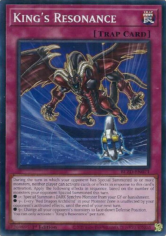 King's Resonance, Blazing Dominion BLZD-EN071