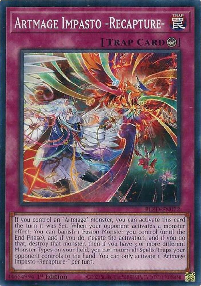 Artmage Impasto -Recapture-, Blazing Dominion BLZD-EN072